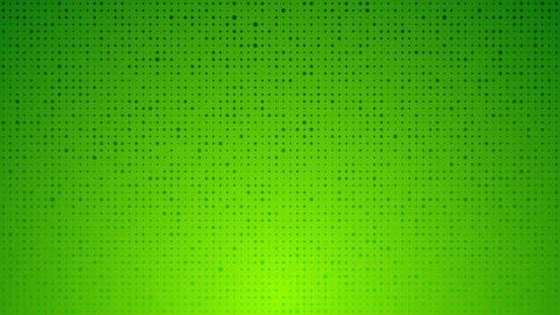 Fondo de círculos degradados geométricos abstractos Fondo de punto verde con espacio vacío Ilustración vectorial