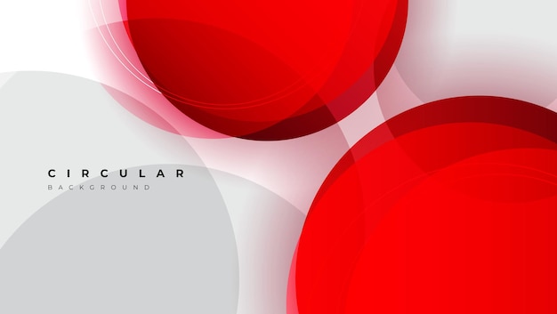 fondo de círculos rojos y grises