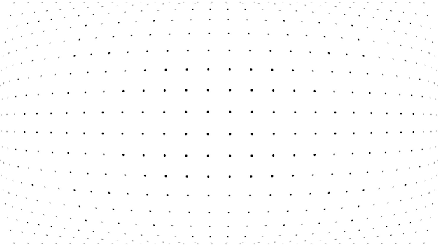 Vector fondo claro abstracto con pequeños puntos negros con efecto ojo de pez