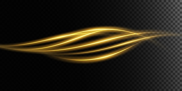 Fondo claro hermoso abstracto Chispas mágicas sobre un fondo oscuro Rayas de velocidad mística efecto brillo Brillo de rayos cósmicos Líneas de neón de velocidad y viento rápido Efecto de brillo energía poderosa