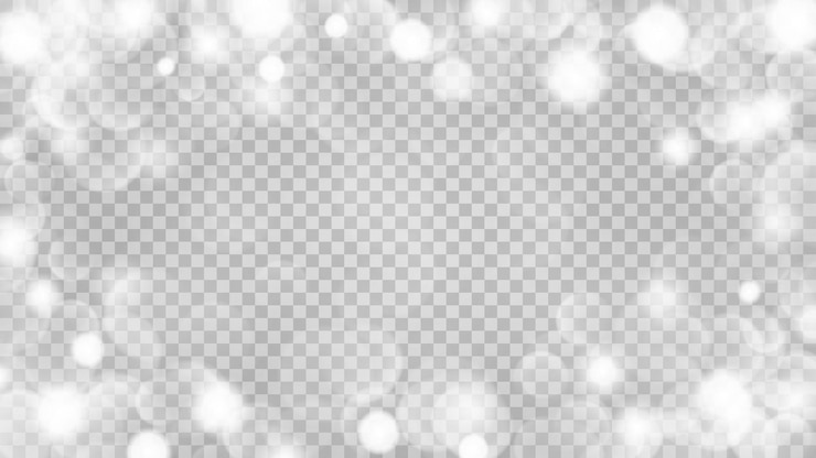 Vector fondo claro transparente abstracto con efectos bokeh en colores grises. transparencia solo en formato vectorial