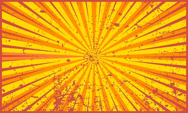 Fondo clásico cómico retro con efecto grunge