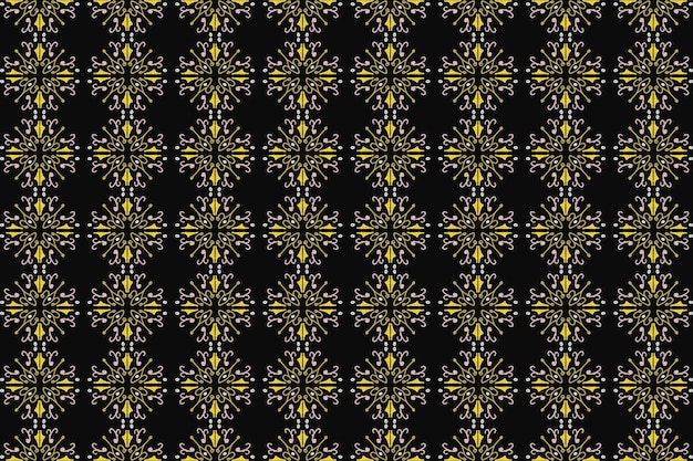 Fondo clásico con elementos geométricos patrón vintage colorido
