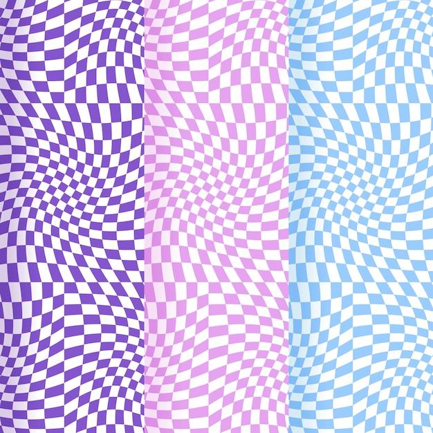 Fondo clásico de patrón a cuadros pastel retro del año 2000