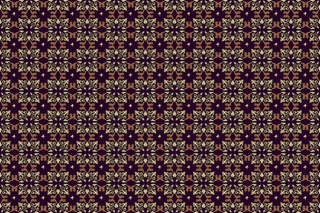 Fondo clásico con patrón vintage de elementos geométricos