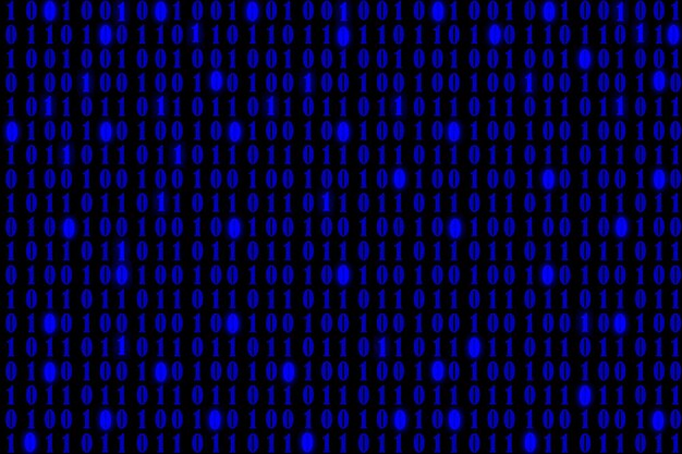 Fondo de código binario