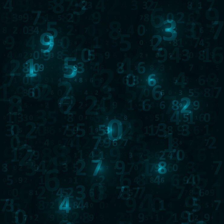 Vector fondo de código digital, ilustración abstracta
