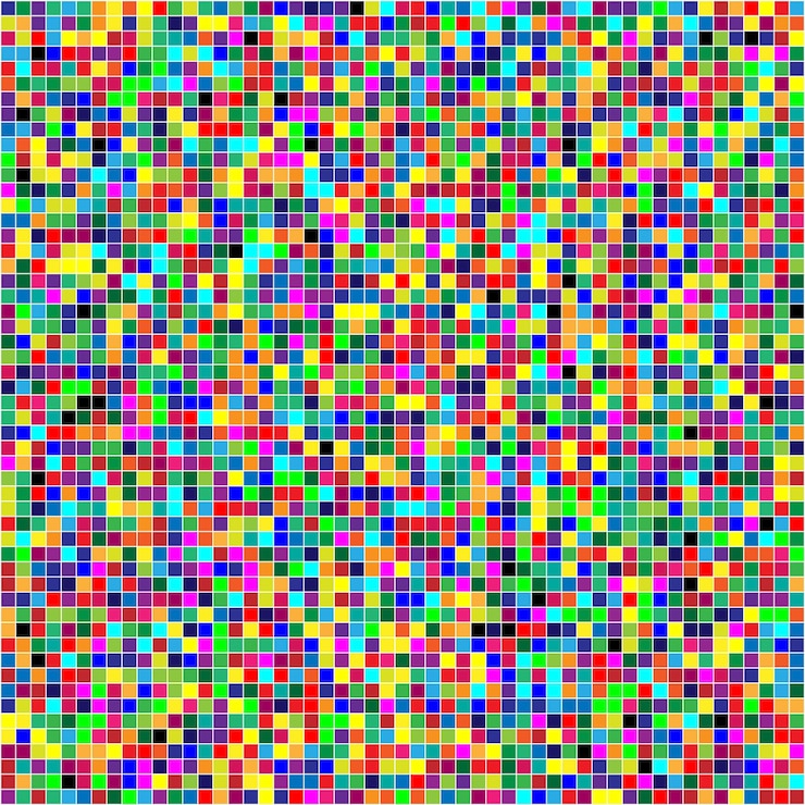 Vector fondo de color abstracto con malla de cuadrados plantilla geométrica de mosaico