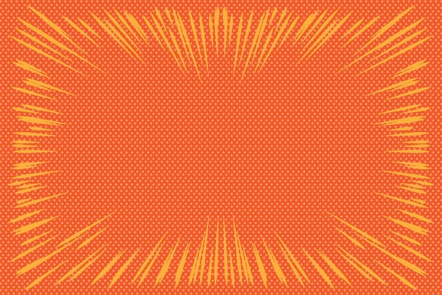 Fondo de color abstracto para texto e imágenes de cómics con rayos que irradian desde el centroxA