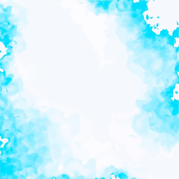 Vector fondo de color de agua. diseño de vector azul para diseño de portada, banner y arte