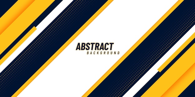 Fondo de color amarillo y azul abstracto creativo con formas diagonales geométricas nuevo vector de estilo