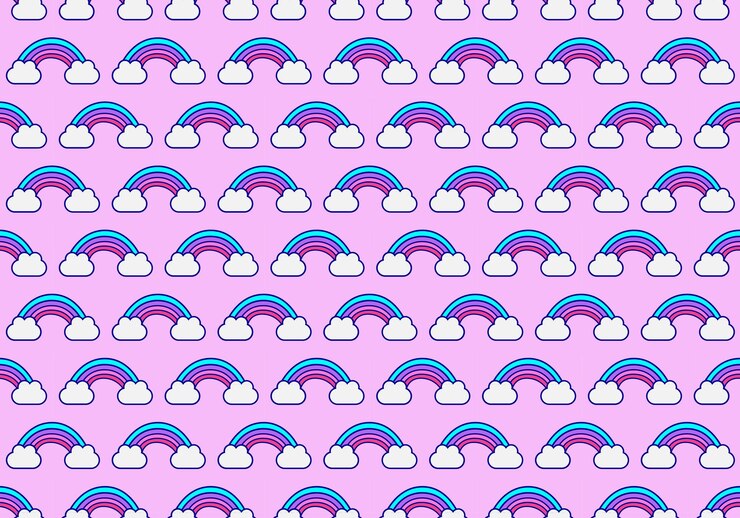 Vector fondo de color arco iris lindo en vector editable