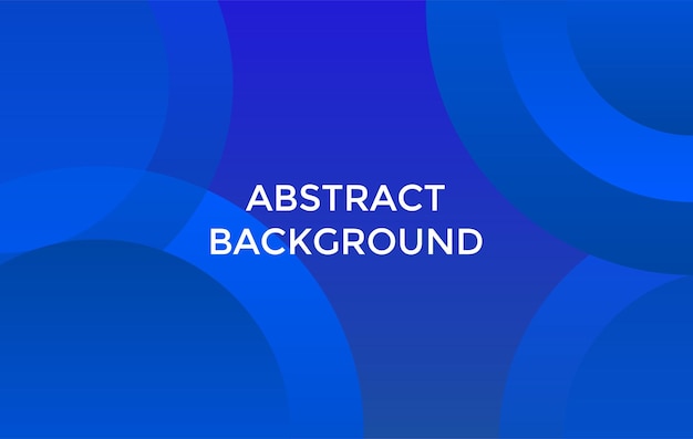 Fondo de color azul abstracto Composición de formas dinámicas Ilustración vectorial