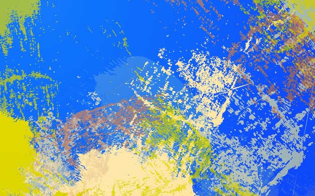 Fondo de color azul y amarillo de textura grunge abstracto