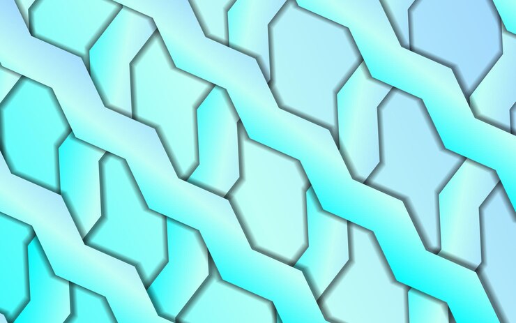 Vector fondo de color azul de color zigzag abstracto
