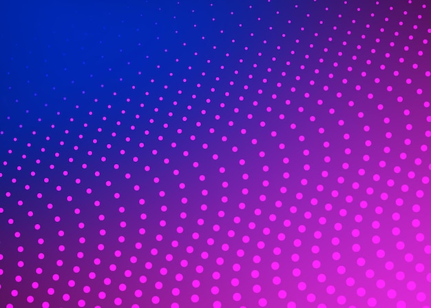 Fondo de color azul y rosa abstracto con puntos de colores concepto futurista y empresarial