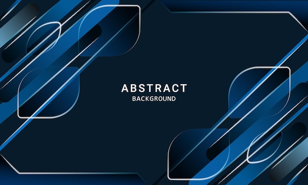Fondo de color degradado azul para vector de diseño de redes sociales
