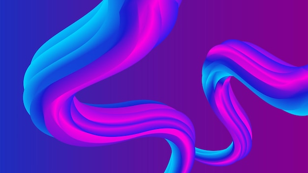 Fondo de color degradado de forma fluida ondulada