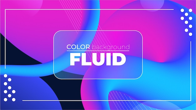 Fondo de color fluido para la presentación