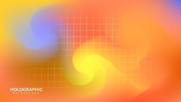Fondo de color de gradación borrosa abstracta. Estilo líquido colorido. holográfico.