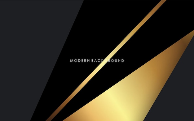 fondo de color negro y dorado abstracto moderno
