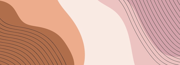 Fondo de color pastel abstracto Estilo líquido. Diseño de póster de ilustraciones minimalistas para banner web.