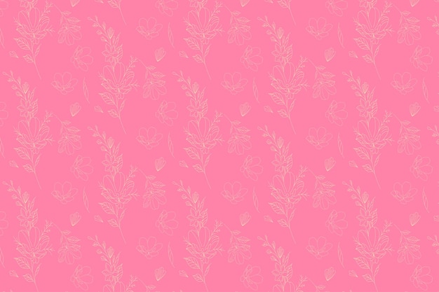Fondo de color pastel con flores de color púrpura