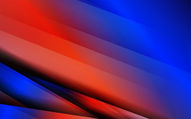 Fondo de color rojo y azul de capa de superposición de corte de papel abstracto