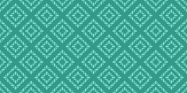 Fondo de color turquesa vintage patrón sin costuras ornamental geométrico retro