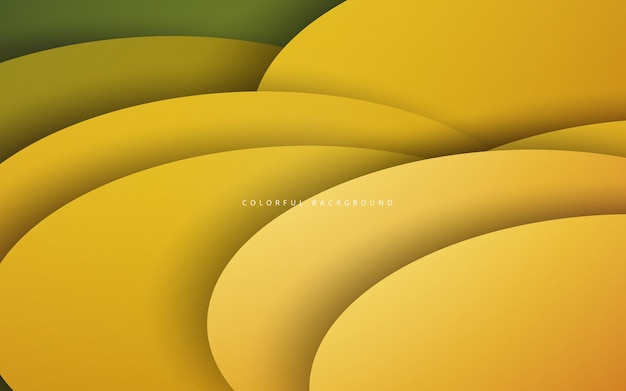 Fondo de color verde y amarillo de capa de superposición abstracta