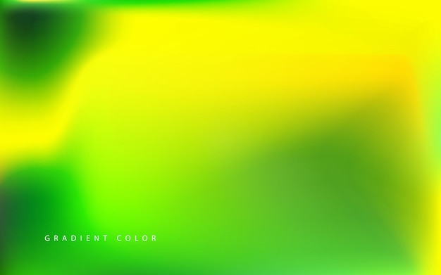 Fondo de color verde y amarillo degradado abstracto