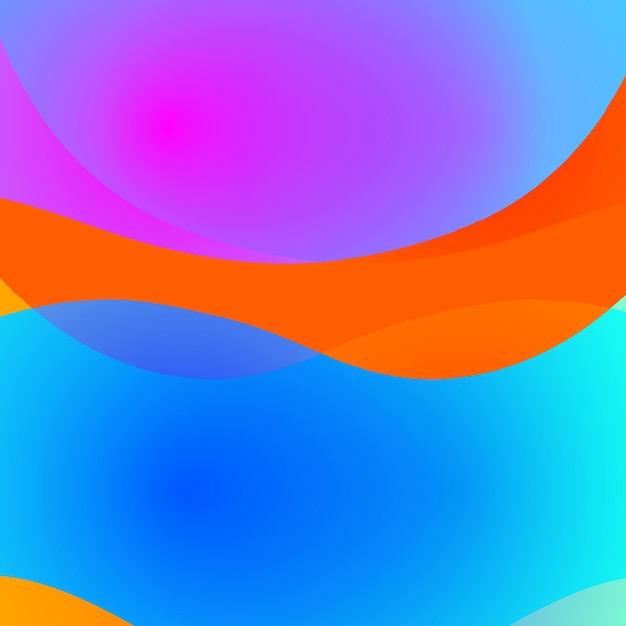 Fondo de colores brillantes y de moda con líneas onduladas