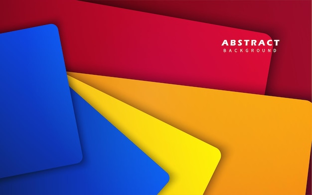 Fondo de colores geométricos abstractos