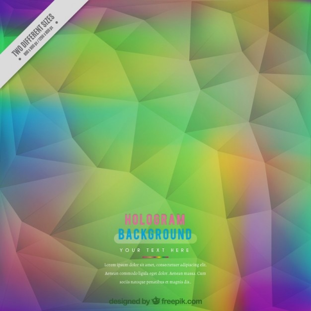 Fondo de colores poligonal es estilo low poly