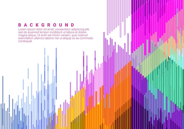 Vector fondo de colores para la portada de la presentación