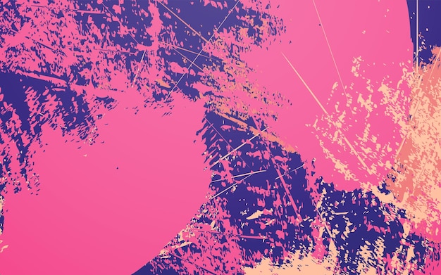 Vector fondo de colores púrpura y rosa de textura grunge abstracto