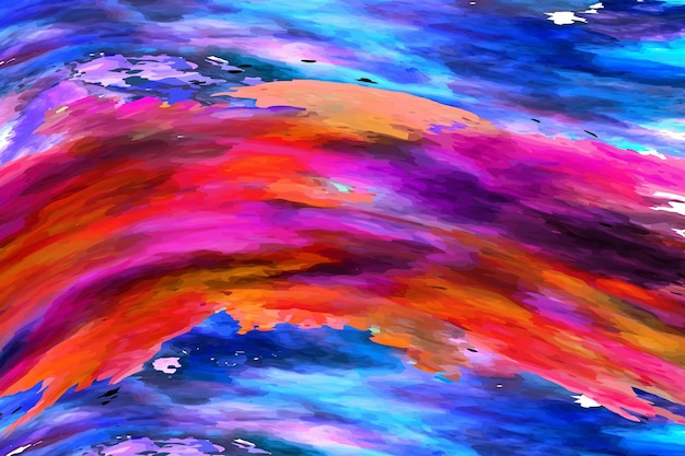 Vector fondo colorido abstracto acuarela pintada a mano