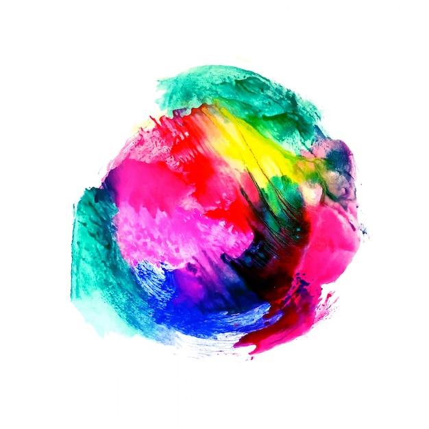 Fondo colorido abstracto del diseño del chapoteo de la acuarela
