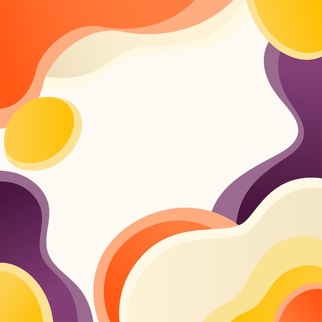 Fondo colorido abstracto con elementos degradados Ilustración vectorial