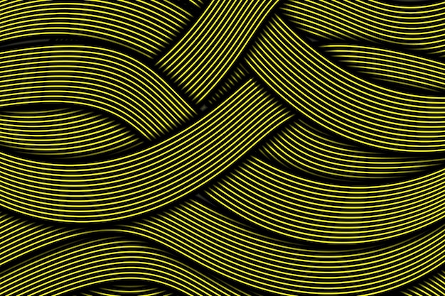 Fondo colorido abstracto línea ondulada dinámica