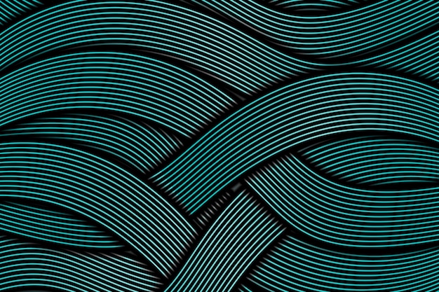 Fondo colorido abstracto línea ondulada dinámica