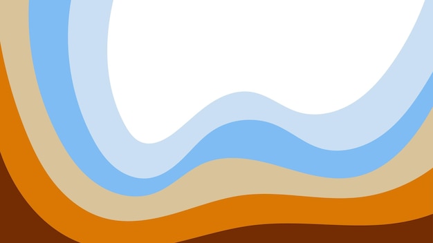 Fondo colorido abstracto de ondas de color Plantilla para portada de volante o banner