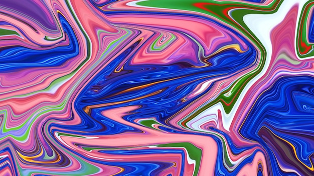 Fondo colorido abstracto con ondas Vector telón de fondo para su diseño