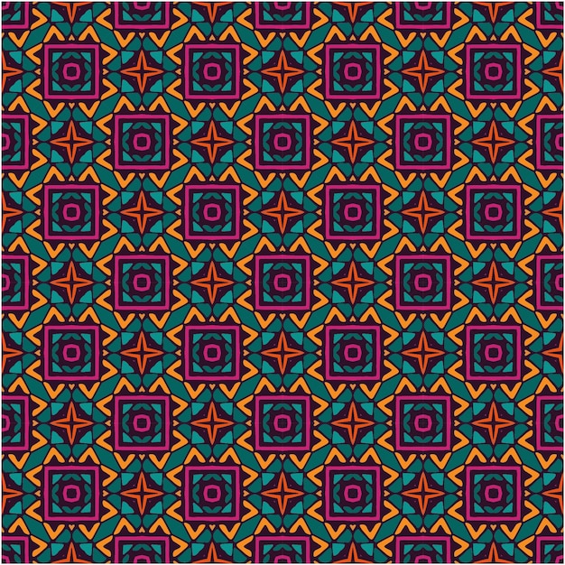 Fondo colorido abstracto de patrones sin fisuras
