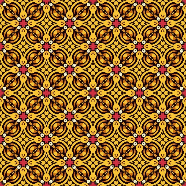 Fondo colorido abstracto de patrones sin fisuras