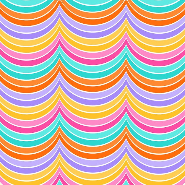 un fondo colorido con arco iris vector
