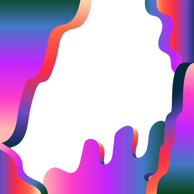 Un fondo colorido con un borde blanco que dice "arcoíris"