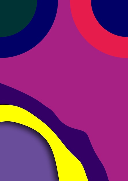 un fondo colorido con círculos y un círculo en el medio