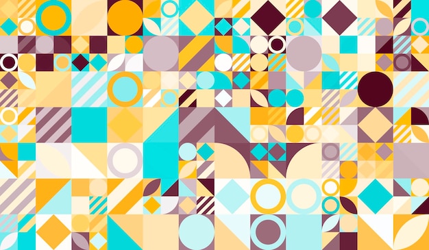 Un fondo colorido con círculos y la palabra arte en él