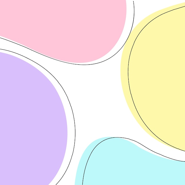 un fondo colorido con colores círculos vector